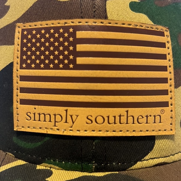 Simply Southern Camouflage American Flag Patch SnapBack - Picture 6 of 6